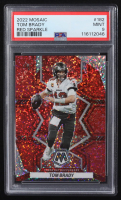 Tom Brady 2022 Panini Mosaic Red Sparkle #182 (PSA 9) at PristineAuction.com