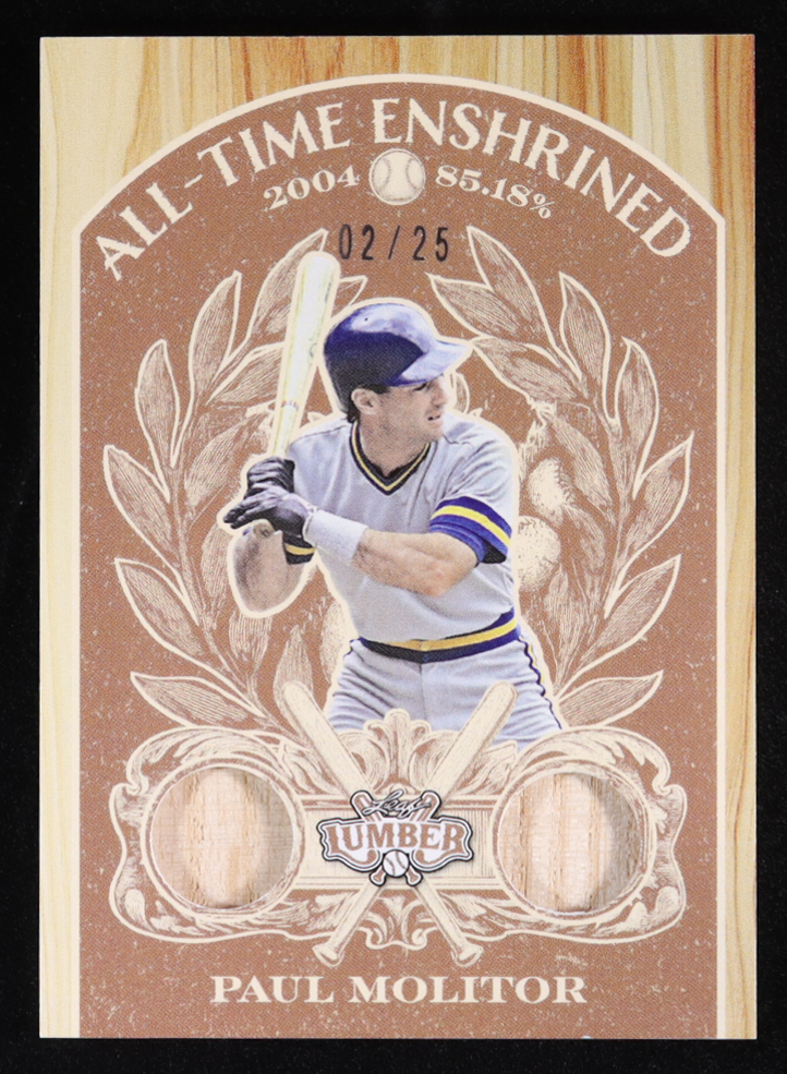 Paul Molitor 2025 Leaf Lumber All-Time Enshrined #AE48 #02/25 at PristineAuction.com Paul Molitor 2025 Leaf Lumber All-Time Enshrined #AE48 #02/25 at PristineAuction.com