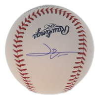 Leo De Vries signed OML Baseball (Beckett) at PristineAuction.com