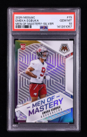 Emeka Egbuka 2025 Panini Mosaic Men of Mastery Silver #15 RC (PSA 10) at PristineAuction.com