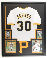 Paul Skenes Signed Custom Framed Jersey Display with Photos (JSA & MLB) at PristineAuction.com