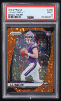 JJ McCarthy 2024 Panini Disco Prizm #400 RC (PSA 9) at PristineAuction.com