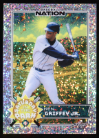 Ken Griffey Jr. 2025 Leaf Baseball Nation Saturday In The Park Silver Sparkle #SB31 #12/15 at PristineAuction.com