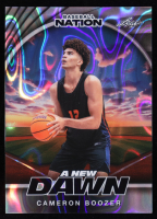 Cameron Boozer 2025 Leaf Baseball Nation A New Dawn Silver Lava #NB24 #1/1 RC at PristineAuction.com