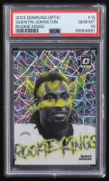 Quentin Johnston 2023 Panini Donruss Optic Rookie Kings #15 RC (PSA 10) at PristineAuction.com