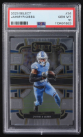 Jahmyr Gibbs 2023 Panini Select #34 RC (PSA 10) at PristineAuction.com