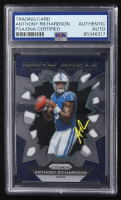Anthony Richardson Signed 2023 Panini Prizm Break #PB-4 RC (PSA) at PristineAuction.com