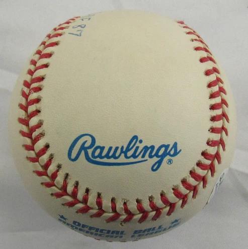 Jim "Catfish" Hunter Signed OAL Baseball Inscribed "HOF 1987" (JSA) at PristineAuction.com Jim "Catfish" Hunter Signed OAL Baseball Inscribed "HOF 1987" (JSA) at PristineAuction.com