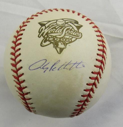 Andy Pettitte Signed 2000 World Series Baseball (JSA) at PristineAuction.com Andy Pettitte Signed 2000 World Series Baseball (JSA) at PristineAuction.com