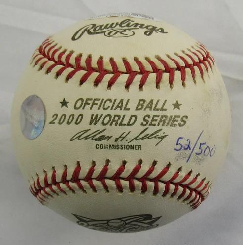 Andy Pettitte Signed 2000 World Series Baseball (JSA) at PristineAuction.com Andy Pettitte Signed 2000 World Series Baseball (JSA) at PristineAuction.com