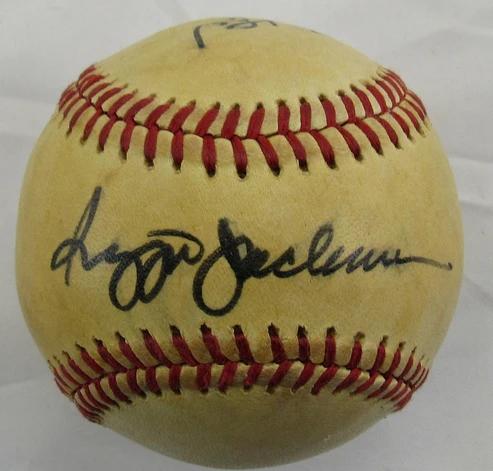 Reggie Jackson Signed Baseball Inscribed "1-31-81" (JSA) at PristineAuction.com Reggie Jackson Signed Baseball Inscribed "1-31-81" (JSA) at PristineAuction.com