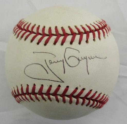 Tony Gwynn Signed OML Retirement Logo Baseball (JSA) at PristineAuction.com Tony Gwynn Signed OML Retirement Logo Baseball (JSA) at PristineAuction.com