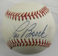 Lou Brock Signed ONL Baseball (JSA) at PristineAuction.com