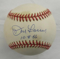Don Larsen Signed OAL Baseball Inscribed "10-8-56" (JSA) at PristineAuction.com