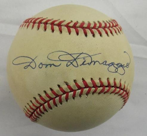 Dom DiMaggio Signed OML Baseball (JSA) at PristineAuction.com Dom DiMaggio Signed OML Baseball (JSA) at PristineAuction.com