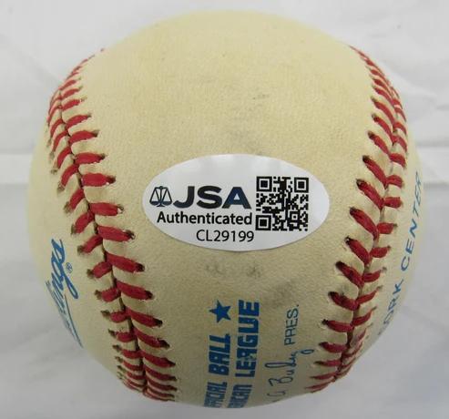 Walt Dropo Signed OAL Baseball Inscribed "1950 ROY" (JSA) at PristineAuction.com Walt Dropo Signed OAL Baseball Inscribed "1950 ROY" (JSA) at PristineAuction.com