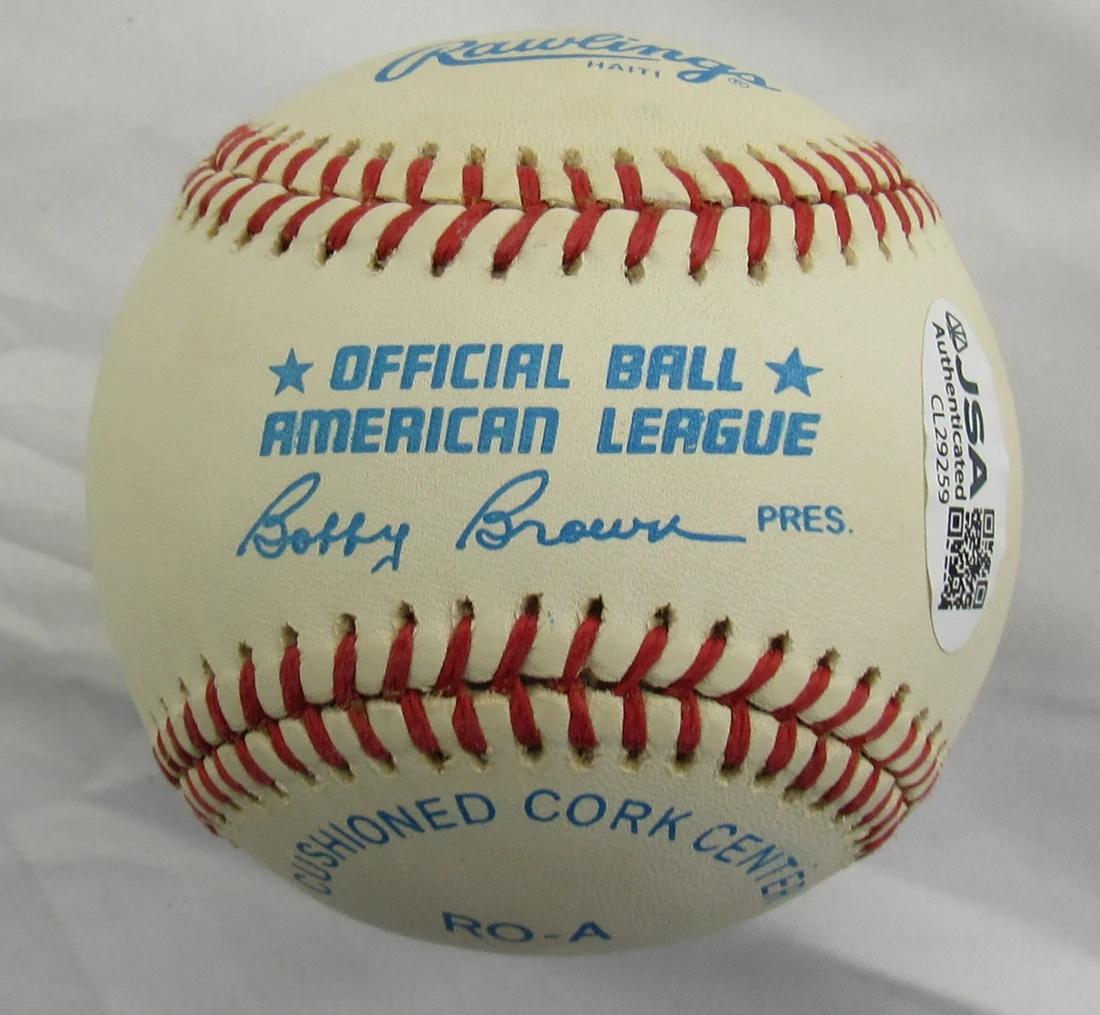 Mark McGwire Signed OAL Baseball (JSA) at PristineAuction.com Mark McGwire Signed OAL Baseball (JSA) at PristineAuction.com