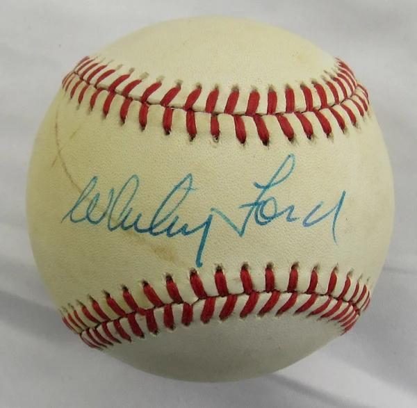 Whitey Ford Signed OAL Baseball (JSA) at PristineAuction.com Whitey Ford Signed OAL Baseball (JSA) at PristineAuction.com