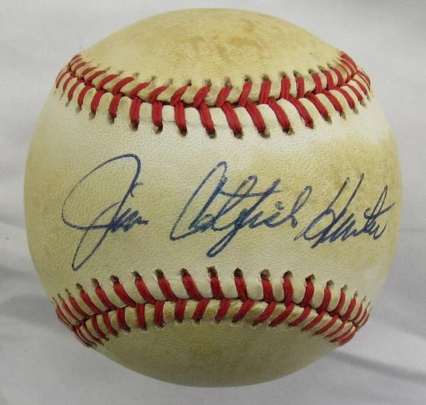 Jim "Catfish" Hunter Signed OAL Baseball (JSA) at PristineAuction.com Jim "Catfish" Hunter Signed OAL Baseball (JSA) at PristineAuction.com