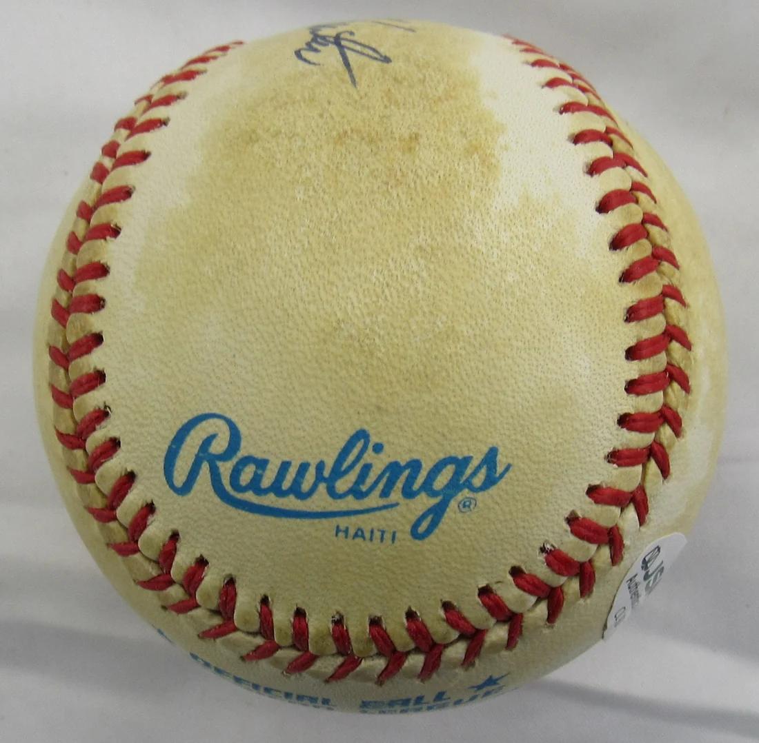 Jim "Catfish" Hunter Signed OAL Baseball (JSA) at PristineAuction.com Jim "Catfish" Hunter Signed OAL Baseball (JSA) at PristineAuction.com