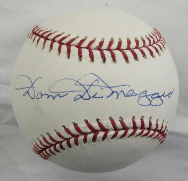 Dom DiMaggio Signed OML Baseball (JSA) at PristineAuction.com Dom DiMaggio Signed OML Baseball (JSA) at PristineAuction.com