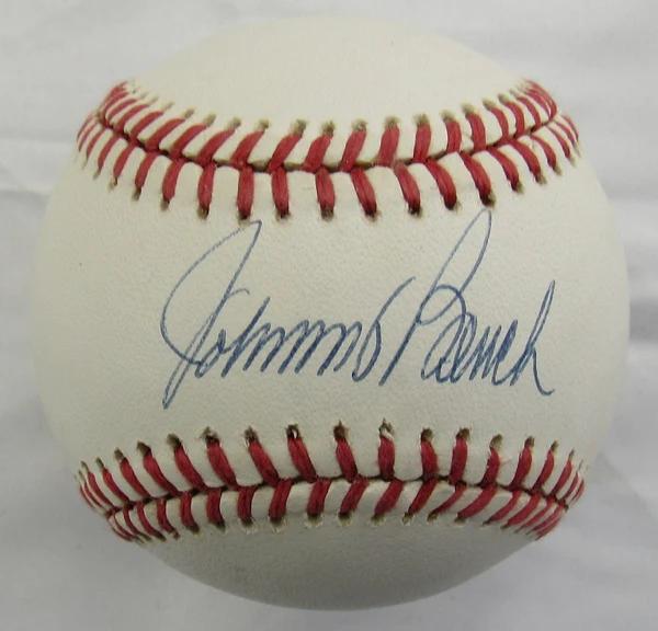 Johnny Bench Signed ONL Baseball (JSA) at PristineAuction.com Johnny Bench Signed ONL Baseball (JSA) at PristineAuction.com