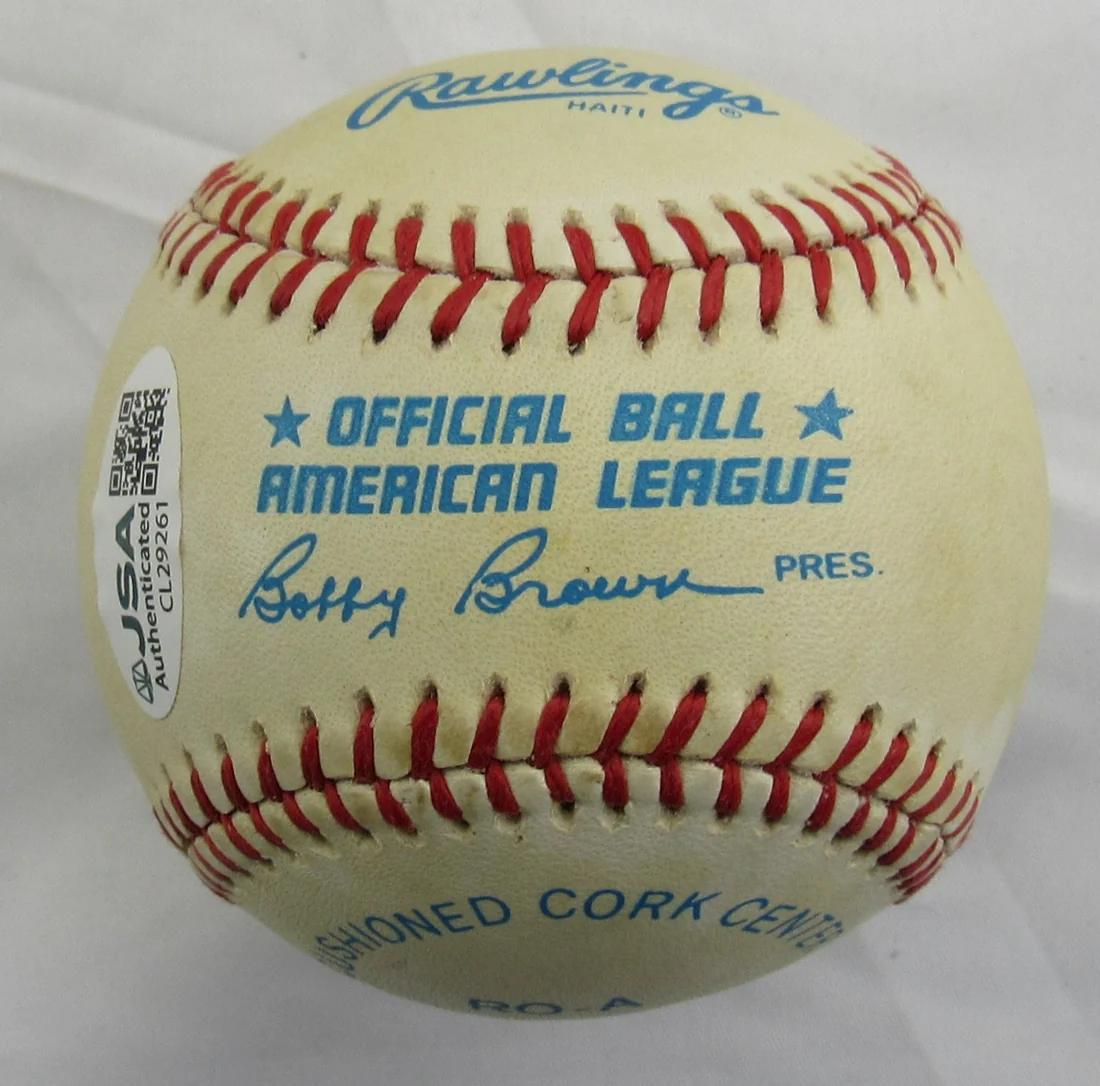 Whitey Ford Signed OAL Baseball (JSA) at PristineAuction.com Whitey Ford Signed OAL Baseball (JSA) at PristineAuction.com