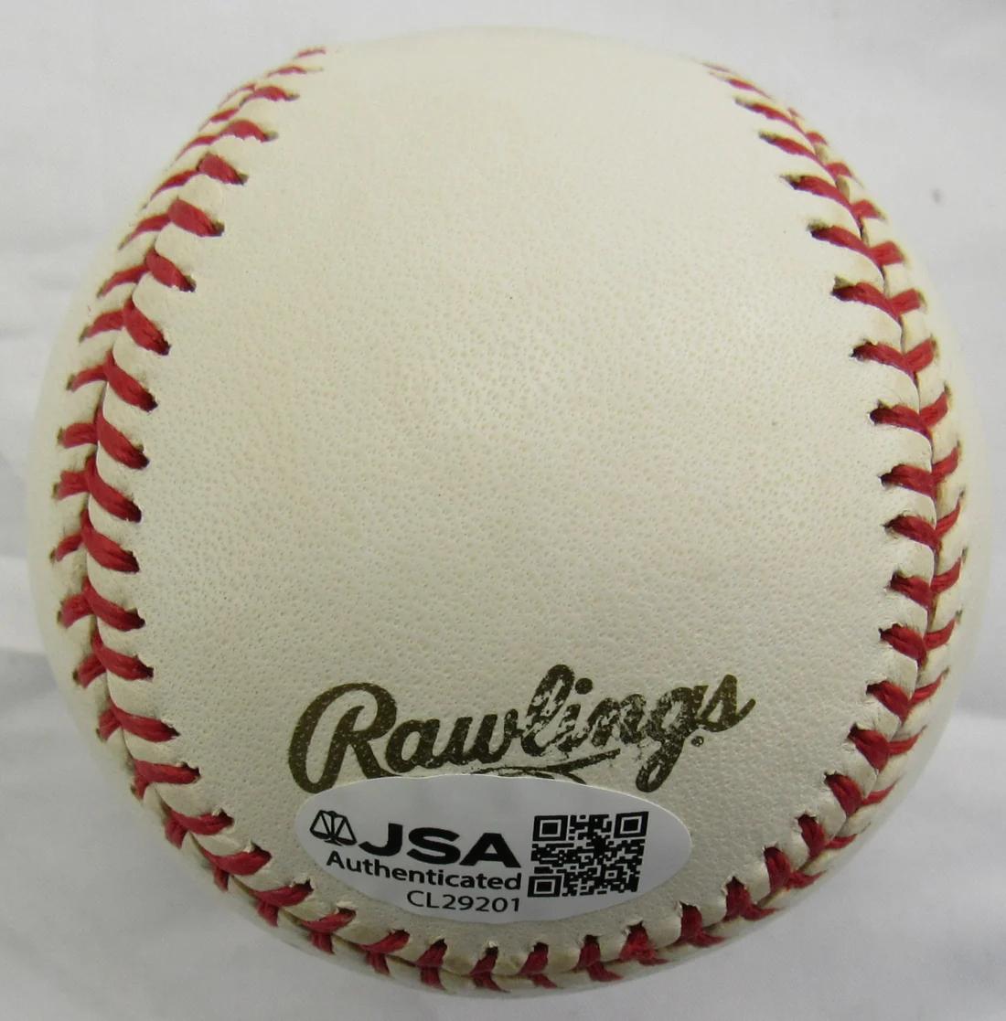 Roger Clemens Signed 2000 World Series Logo Baseball (JSA) at PristineAuction.com Roger Clemens Signed 2000 World Series Logo Baseball (JSA) at PristineAuction.com