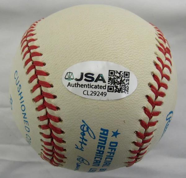 Whitey Ford Signed OAL Baseball (JSA) at PristineAuction.com Whitey Ford Signed OAL Baseball (JSA) at PristineAuction.com