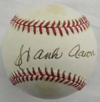Hank Aaron Signed ONL Baseball (PSA) at PristineAuction.com