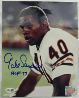 Gale Sayers Signed Bears 8x10 Photo Inscribed "HOF 77" (JSA) at PristineAuction.com