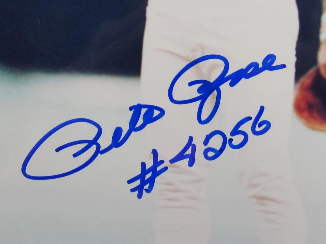 Pete Rose Signed Reds 8x10 Photo Inscribed "#4256" (JSA) at PristineAuction.com Pete Rose Signed Reds 8x10 Photo Inscribed "#4256" (JSA) at PristineAuction.com