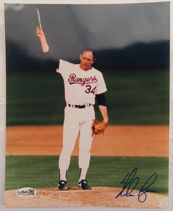 Nolan Ryan Signed Rangers 8x10 Photo (JSA) at PristineAuction.com Nolan Ryan Signed Rangers 8x10 Photo (JSA) at PristineAuction.com