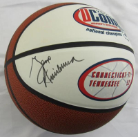 Geno Auriemma Signed UConn Huskies 2000 National Champions Logo Basketball (JSA) at PristineAuction.com