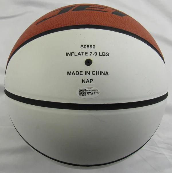 Jim Calhoun Signed Basketball (JSA) at PristineAuction.com Jim Calhoun Signed Basketball (JSA) at PristineAuction.com