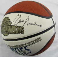 Geno Auriemma Signed UConn Huskies 2002 National Champions Logo Basketball (JSA) at PristineAuction.com
