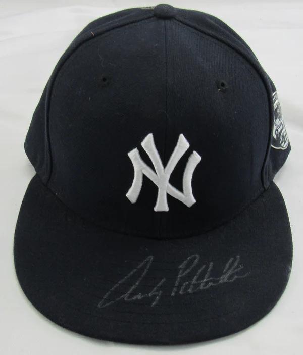 Andy Pettitte Signed Yankees Fitted Hat (JSA) at PristineAuction.com Andy Pettitte Signed Yankees Fitted Hat (JSA) at PristineAuction.com