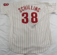 Curt Schilling Signed Phillies Russell Authentic Jersey (JSA) at PristineAuction.com