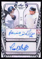 Bernie Williams / Paul O'Neil 2024 Leaf Trinity Dual Autographs Black #DA2 #1/5 at PristineAuction.com