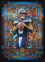 Jalen Milroe 2025 Panini Mosaic Stained Glass Oversized #23 RC at PristineAuction.com