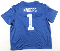 Malik Nabers Signed Giants Nike Authentic Jersey (Fanatics) at PristineAuction.com