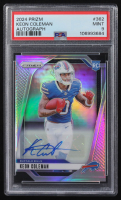 Keon Coleman 2024 Panini Prizm Autograph #362 RC (PSA 9) at PristineAuction.com