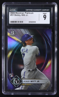 Bobby Witt Jr. 2022 Bowman Platinum #51 RC (CGC 9) at PristineAuction.com