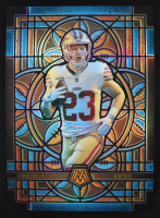 Christian McCaffrey 2025 Panini Mosaic Stained Glass Oversized #22 at PristineAuction.com