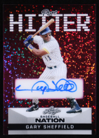 Gary Sheffield 2025 Leaf Baseball Nation Pure Hitter Autographs Pink Sparkles #PAGS1 #6/6 at PristineAuction.com