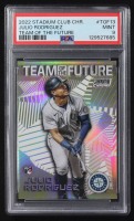 Julio Rodriguez 2022 Stadium Club Chrome Team of the Future #TOF13 RC (PSA 9) at PristineAuction.com
