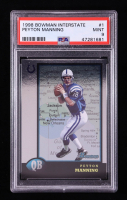 Peyton Manning 1998 Bowman Interstate #1 RC (PSA 9) at PristineAuction.com