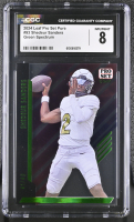 Shedeur Sanders 2024 Leaf Pro Set Pure Green Spectrum #93 #41/49 RC (CGC 8) at PristineAuction.com