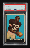 Jim Brown 1961 Topps #71 (PSA 6) at PristineAuction.com