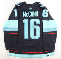 Jared McCann Signed Kraken Adidas Authentic Jersey With 2021-22 Inaugural Season Patch (Fanatics) at PristineAuction.com